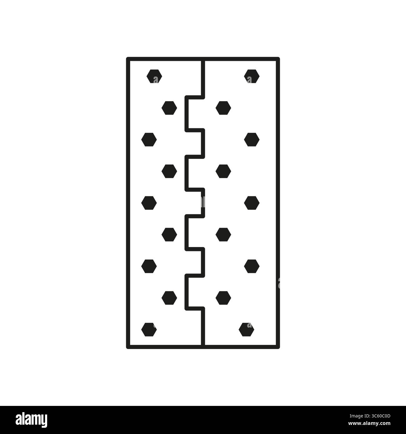 Abstract dot pattern. Geometric line design. Modern grid Vector. Minimal texture background. Stock Vector