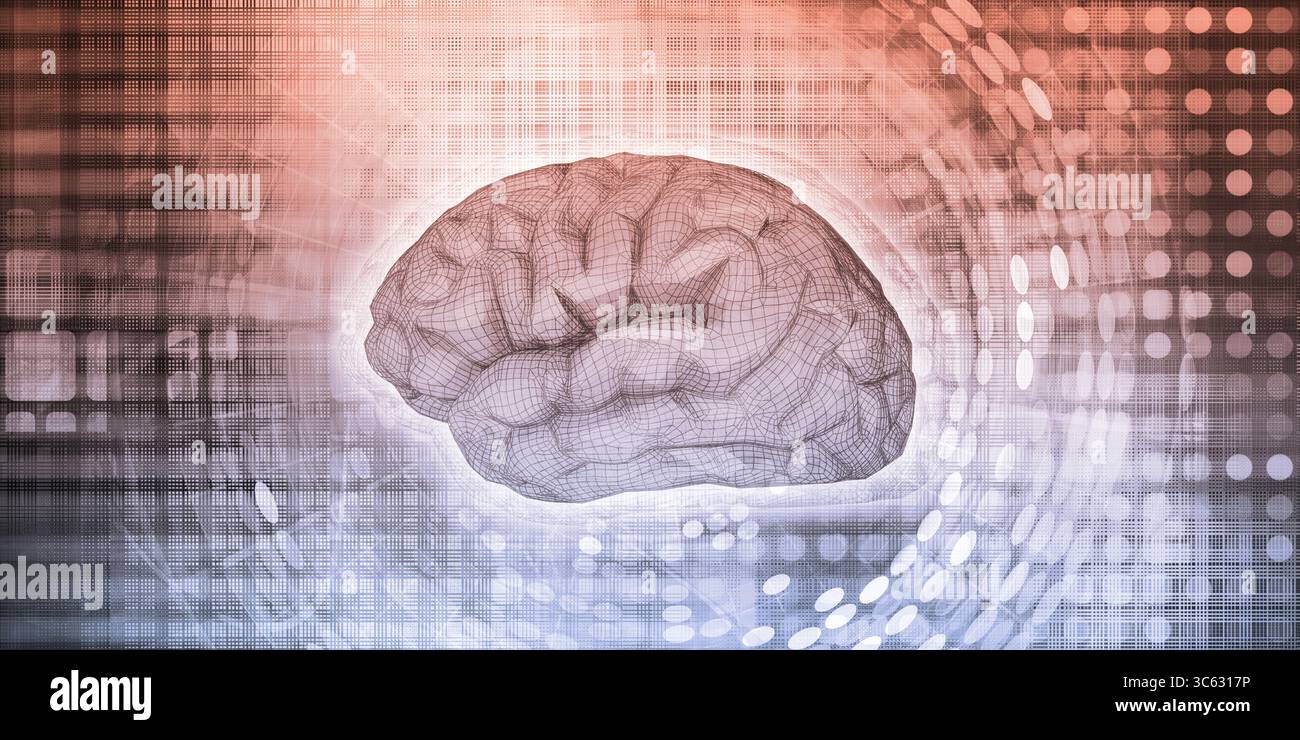 Memory Part Train Memory Training Brain Train Exercise Concept Art Stock Photo - Alamy