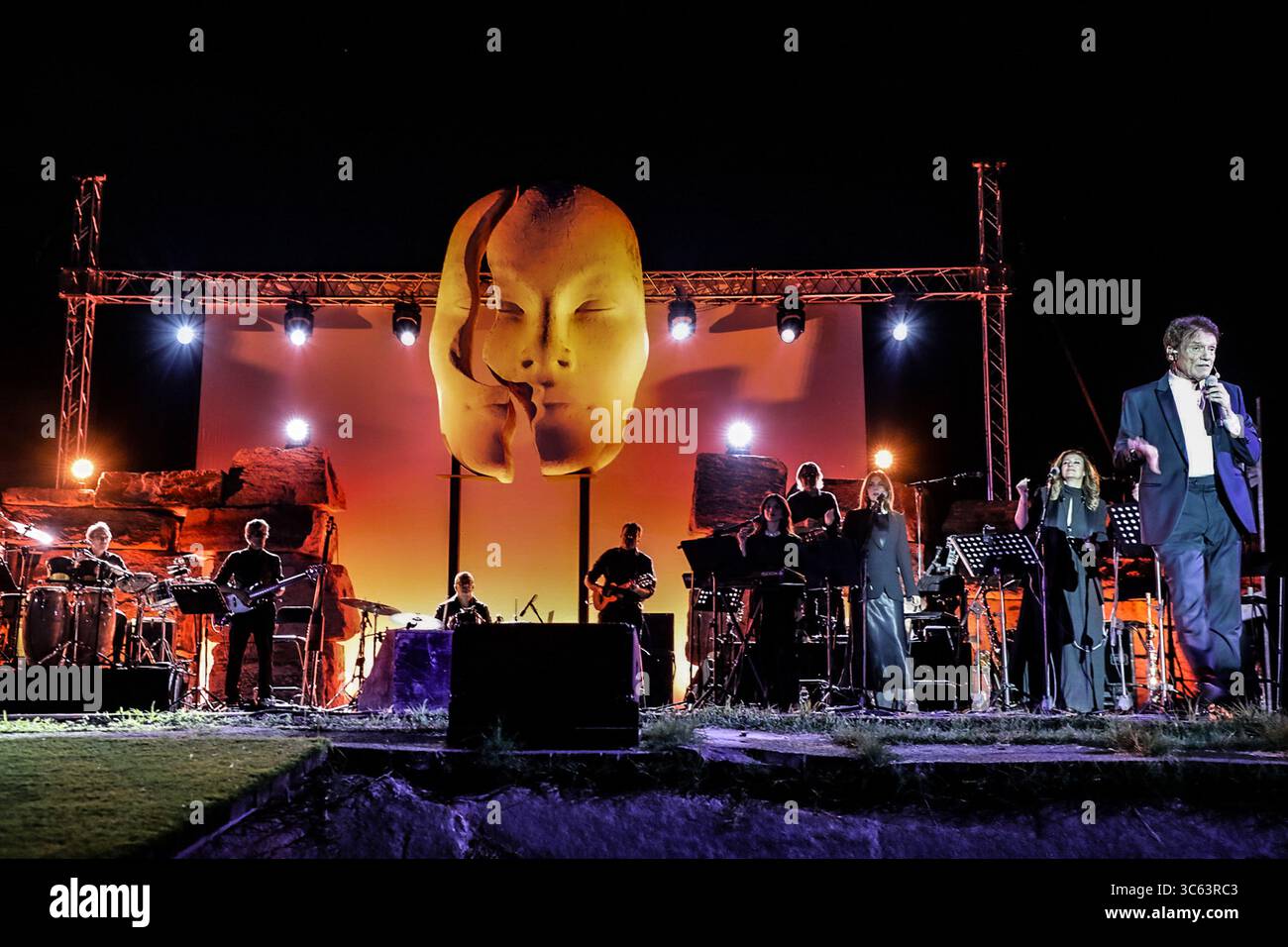 The italian singer MASSMO RANIERI during the concert in Cervere (CN ...