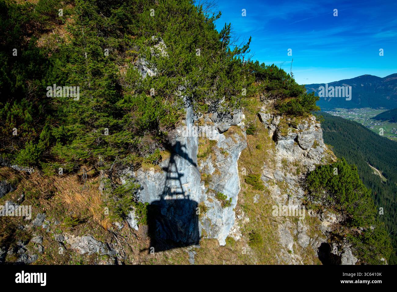 Cable Car Silhouette in the Dachstein Mountains - Austria Stock Photo - Alamy