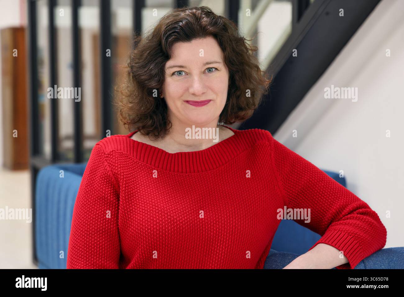 Leicester - April 10 2022 Professor Turi King, best known for leading the genetic analysis for the identification of King Richard III Stock Photo