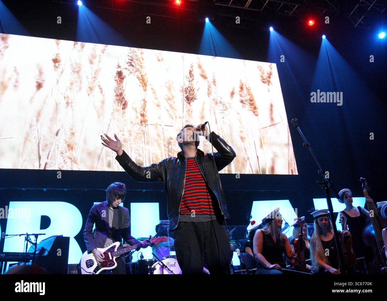 Damon Albarn of Gorillaz live at the Roundhouse in London - 29