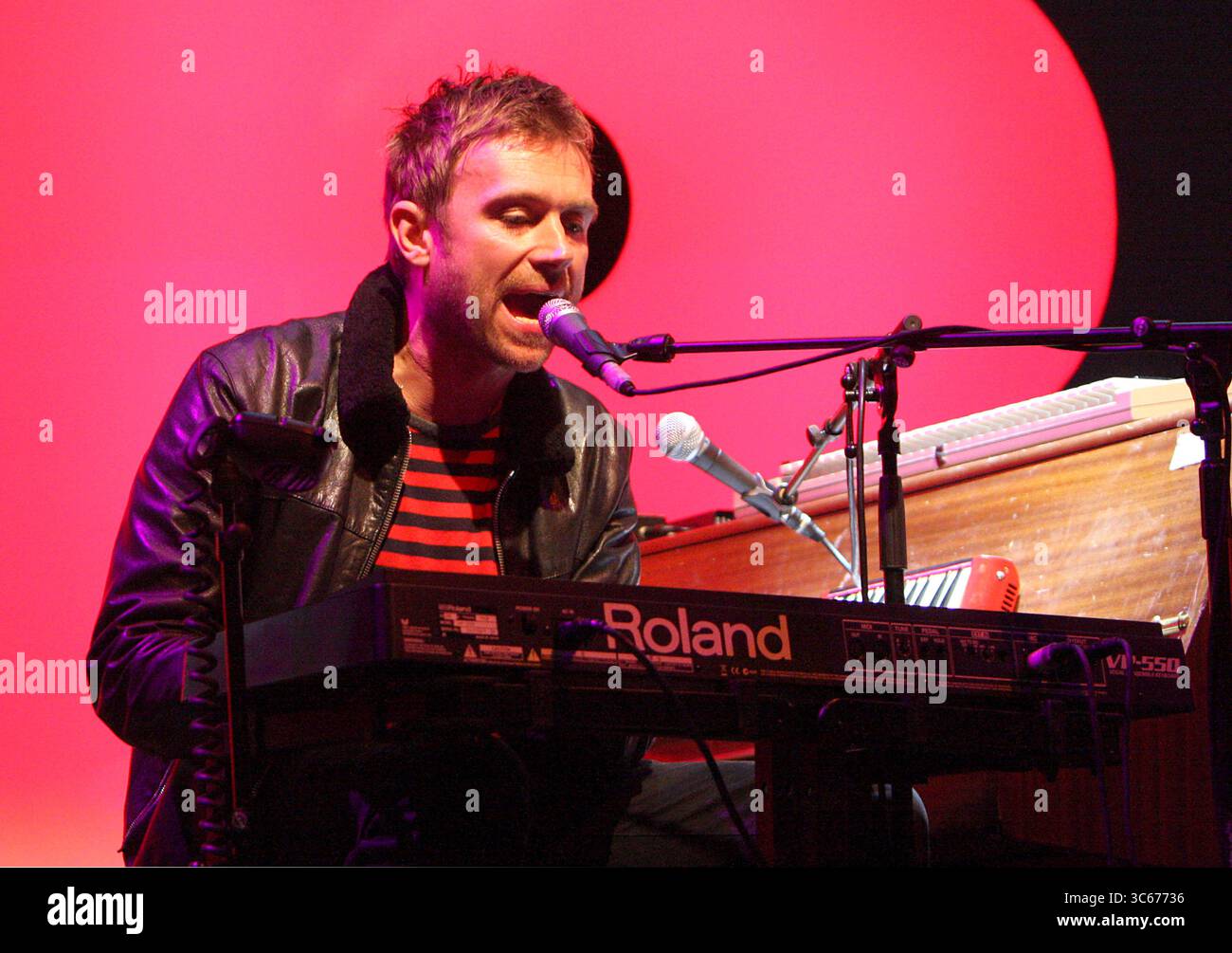 Damon Albarn of Gorillaz live at the Roundhouse in London - 29