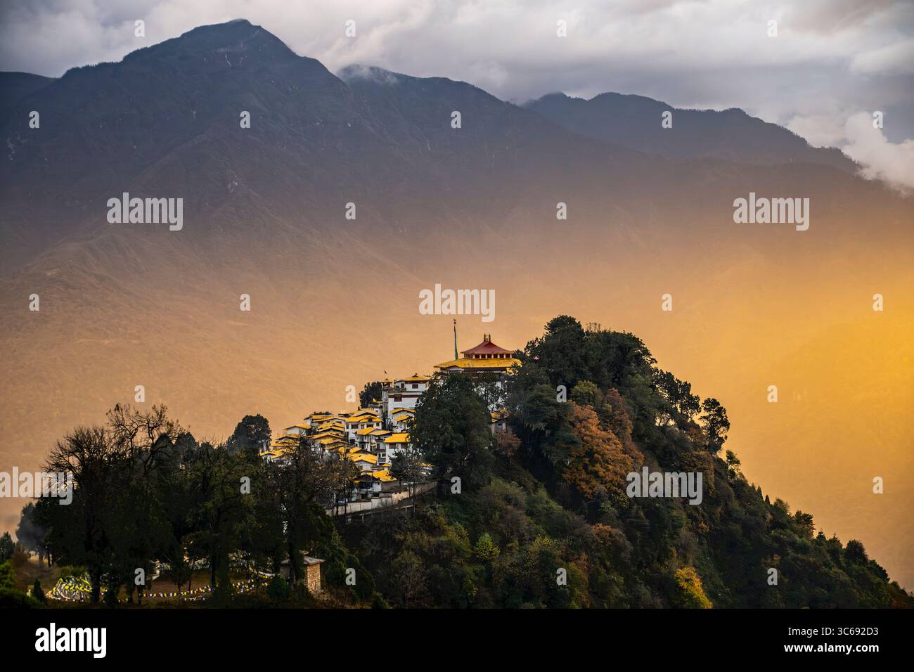 A view of twang Monastery, Tawang, Arunachal Pradesh, India Stock Photo