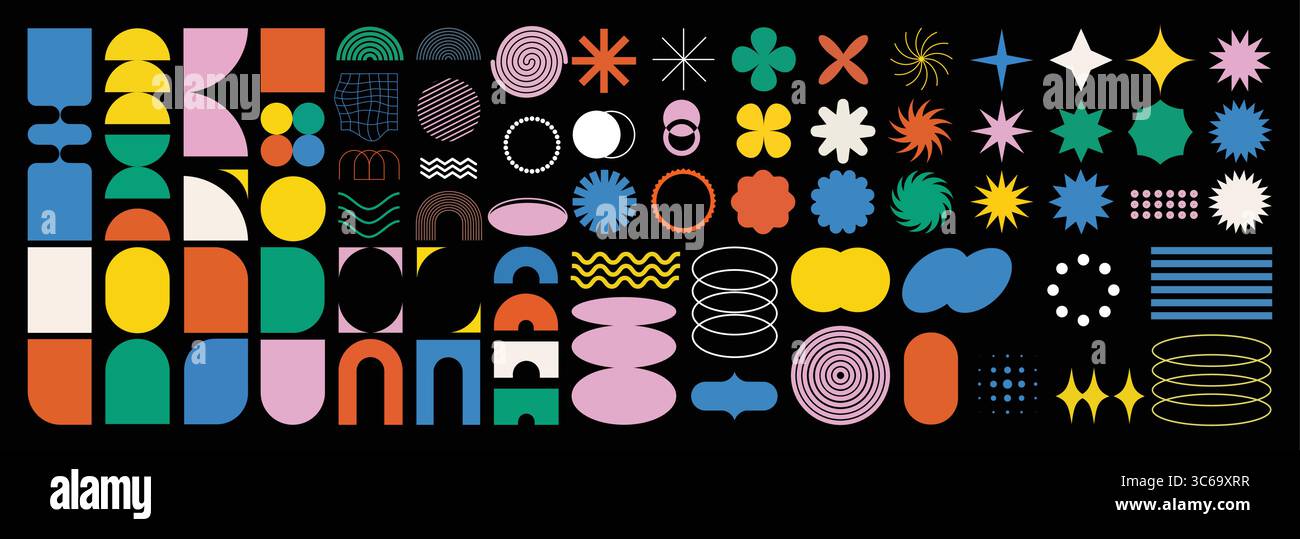 Abstract Vector Shape – Modern Geometric Graphic Element for Design Projects Stock Vector