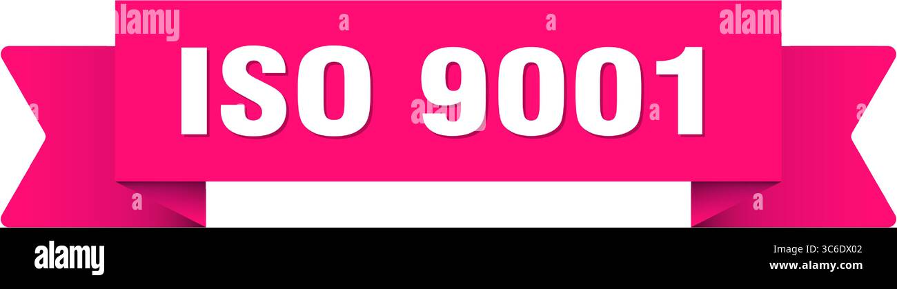 iso 9001 ribbon. iso 9001 ribbon isolated on transparent background ...