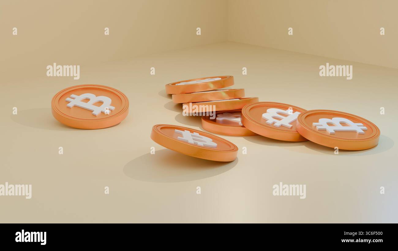 Crypto currency 3d logo hi-res stock photography and images - Page 2 - Alamy