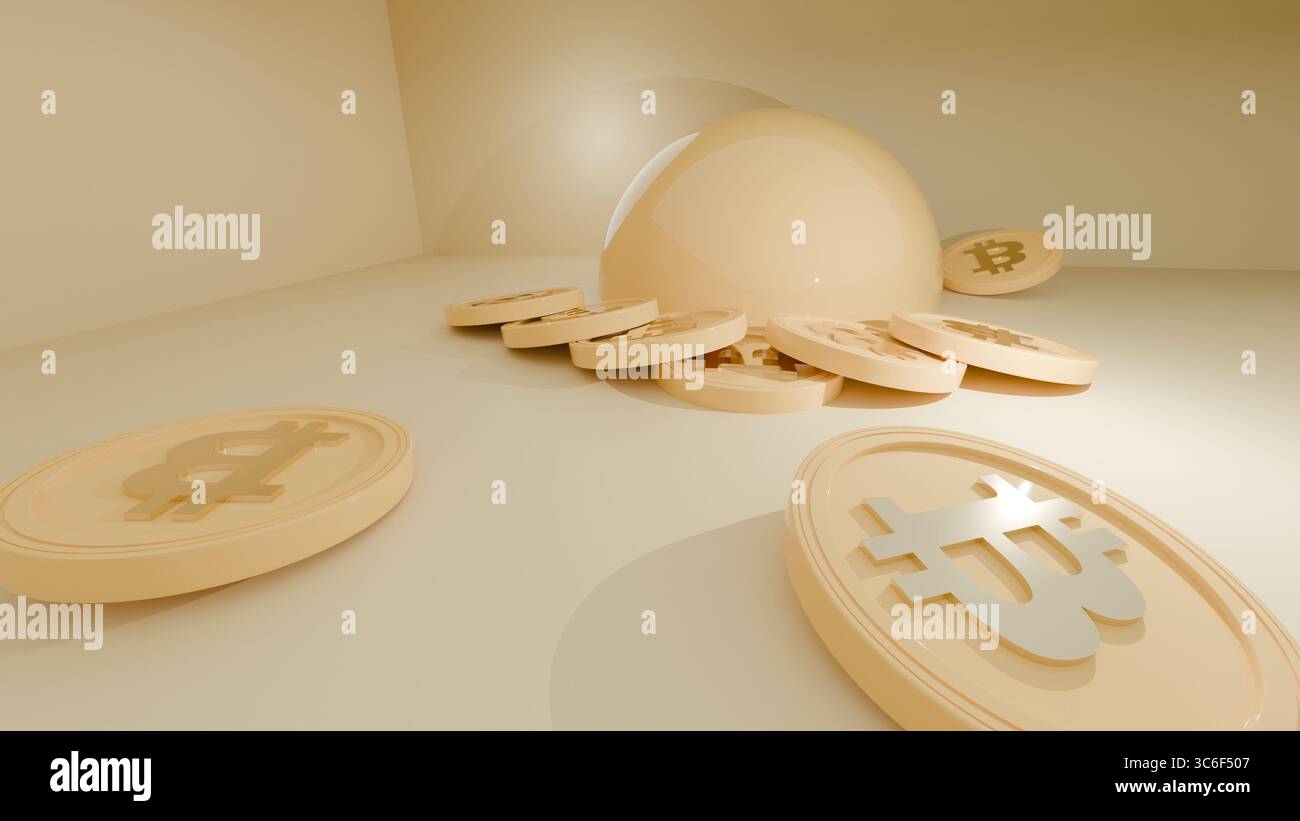 Btc 3d hi-res stock photography and images - Alamy