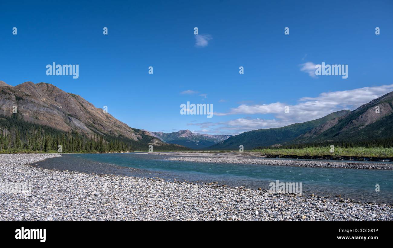 Ambler River, Gates of the Arctic National Park, Alaska. Stock Photo