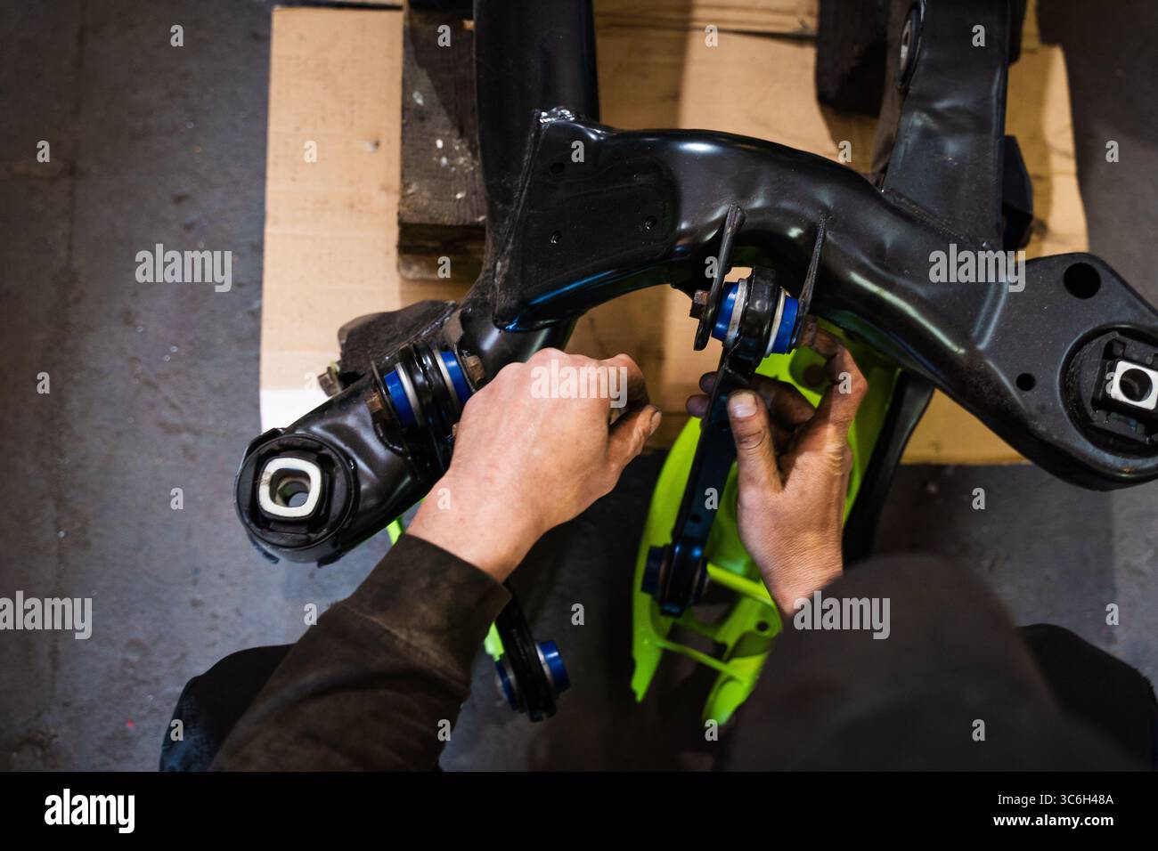 Installing drift suspension arms improves cornering stability and ...