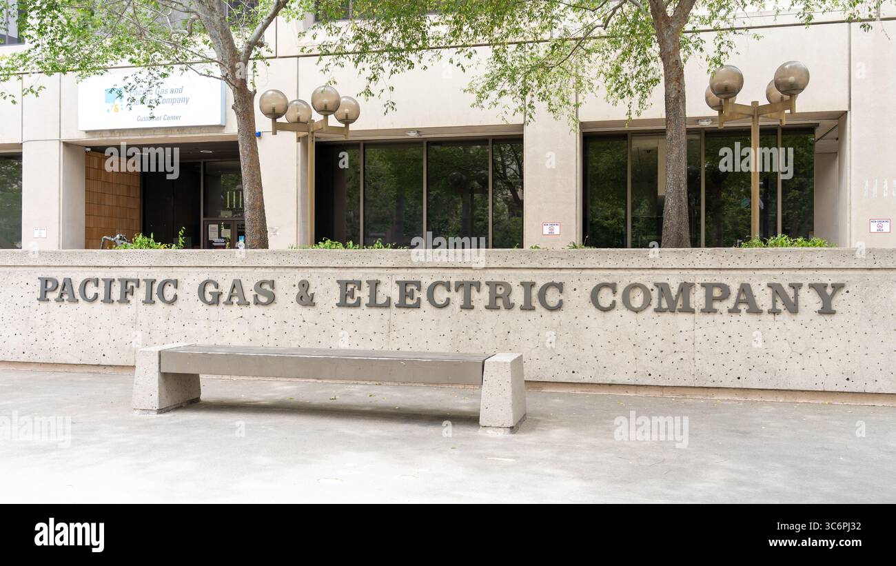 Pacific Gas and Electric Company (PG and E) Customer Center in Silicon Valley, San Jose, California, USA Stock Photo