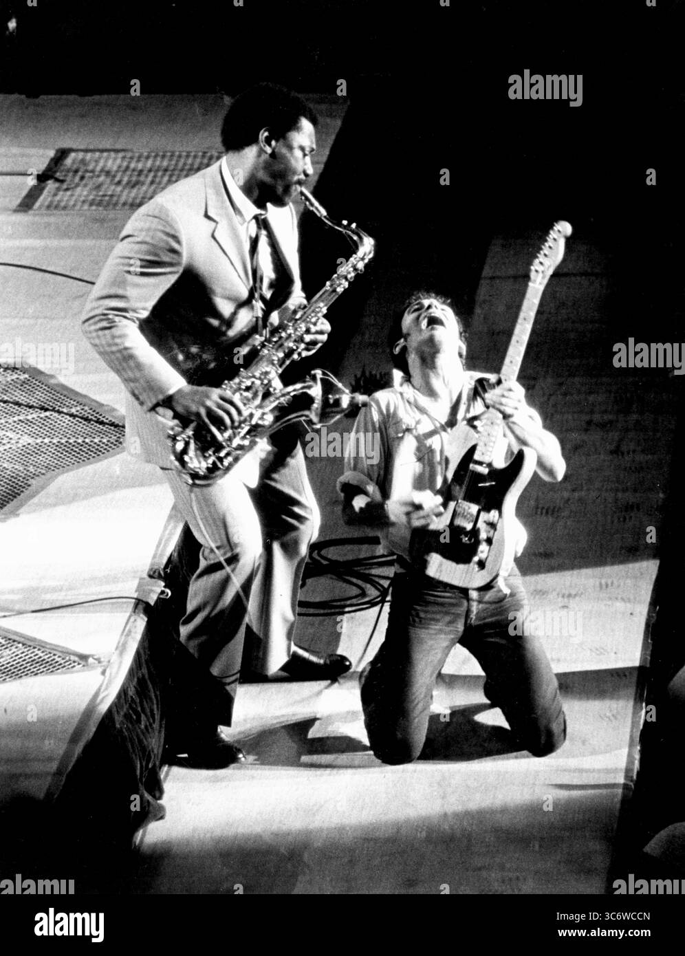Bruce springsteen e street band 1984 hi-res stock