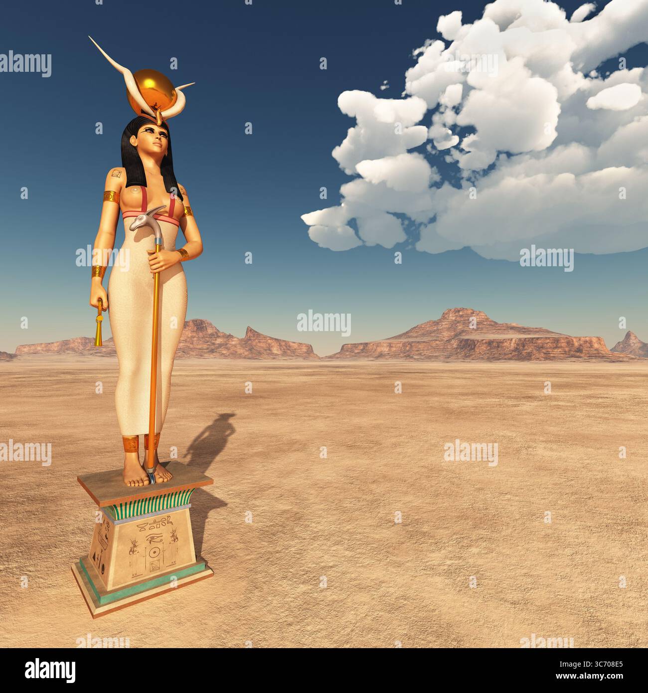 Goddess Hathor Stock Photo