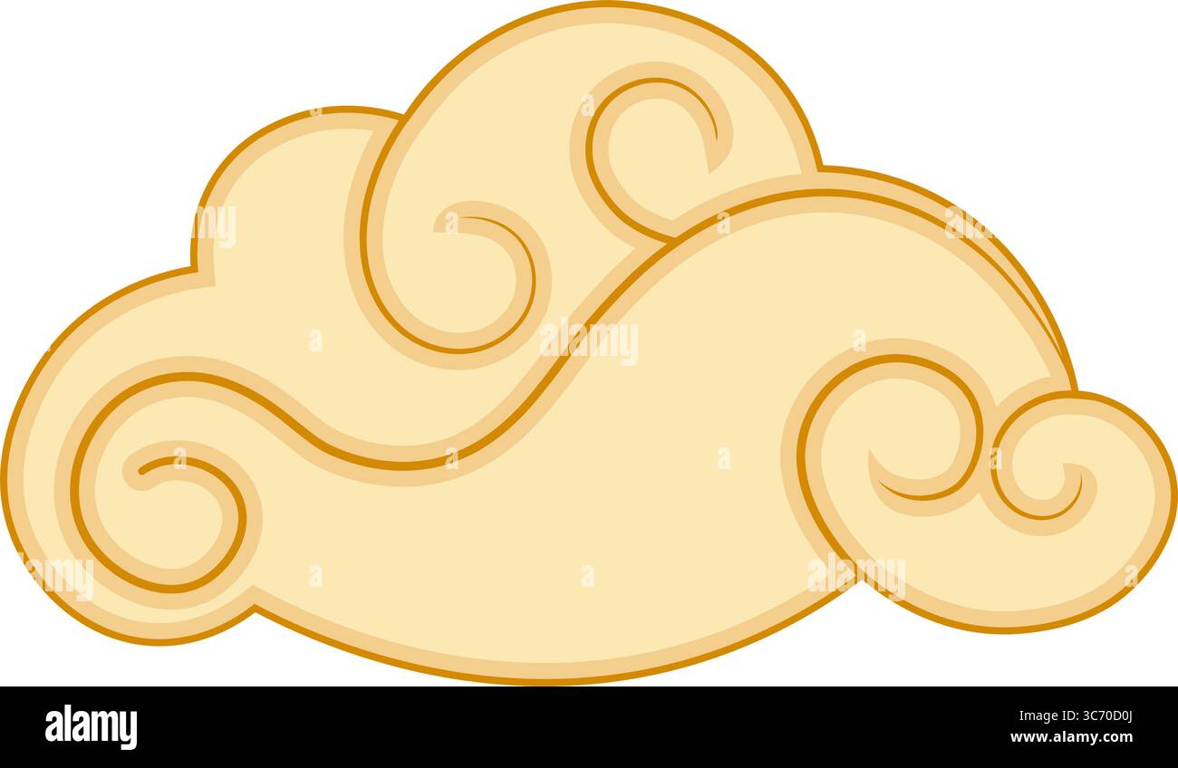 Traditional Chinese auspicious cloud pattern Stock Vector