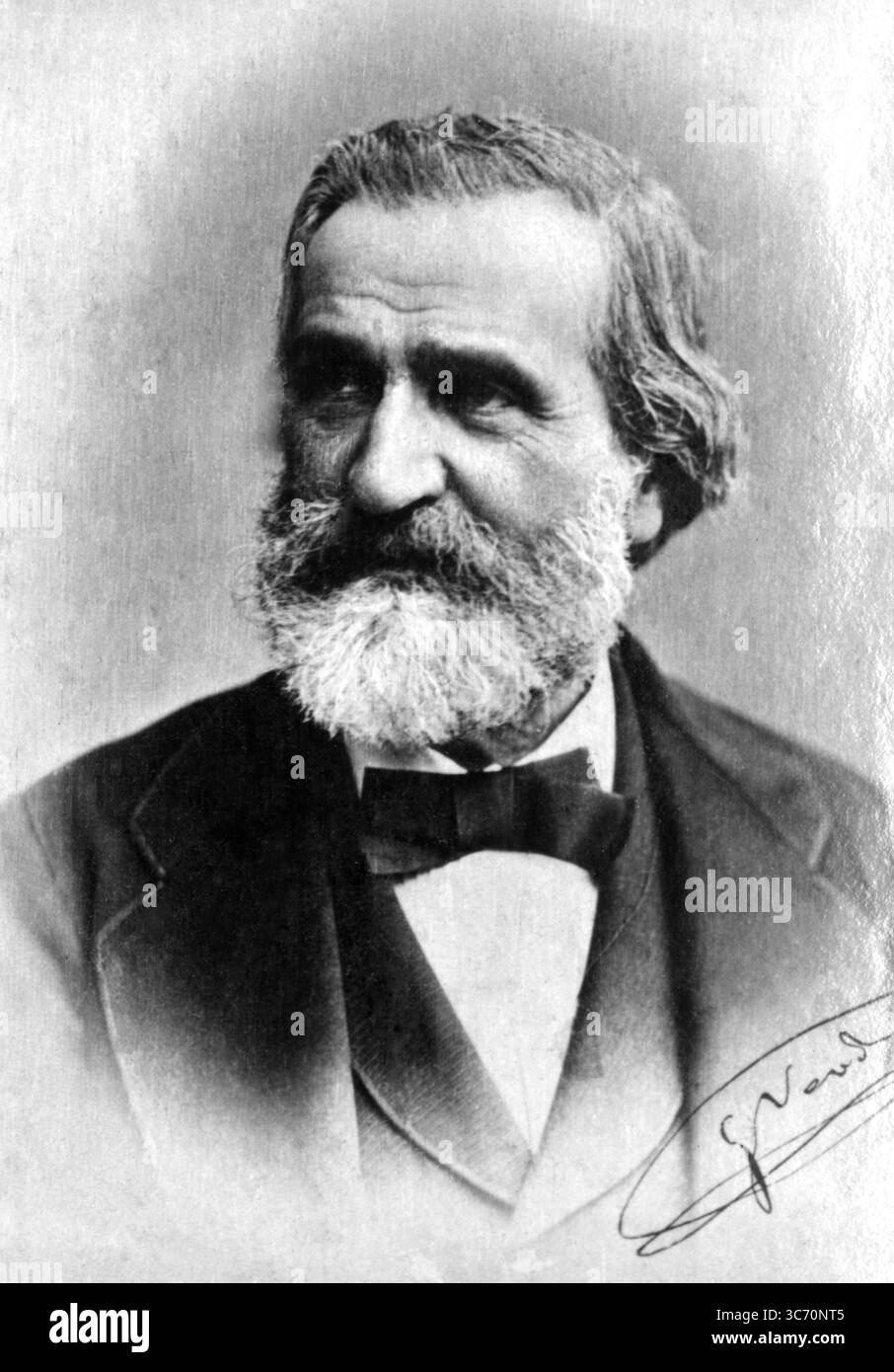 Giuseppe Fortunino Francesco Verdi (either October 9 or 10, 1813 - January 27, 1901) was an Italian Romantic composer, mainly of opera. He was one of the most influential composers of Italian opera in the 19th century  ©TopFoto Stock Photo