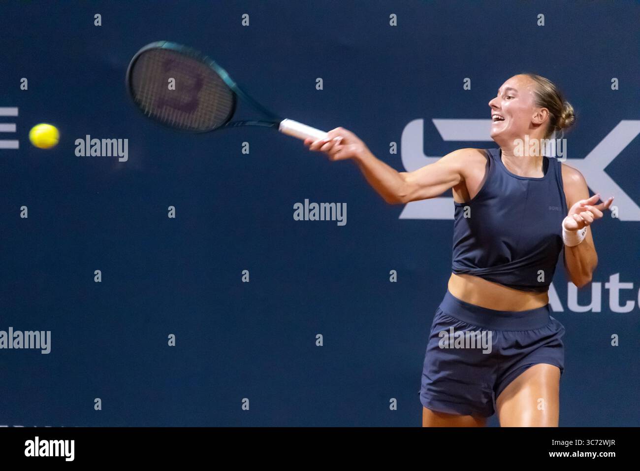 Palermo, Italy. 25th July, 2025. 7/25/2025 Palermo Ladies Open 2025: Momoko Kobori/Ayano Shimizu vs Renata Jamrichova/Tara Wuerth. Palermo Ladies Open 2025: Momoko Kobori and Ayano Shimizu beat Renata Jamrichova and Tara Wuerth 7-5 6-4 in Palermo (Photo by Antonio Melita/Pacific Press/Sipa USA) Credit: Sipa USA/Alamy Live News Stock Photo