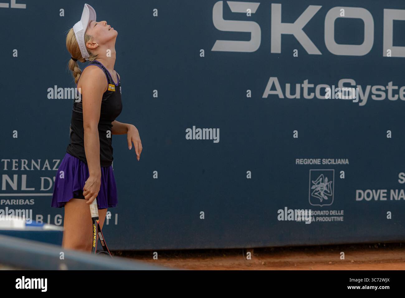 Palermo, Italy. 25th July, 2025. 7/25/2025 Palermo Ladies Open 2025: Momoko Kobori/Ayano Shimizu vs Renata Jamrichova/Tara Wuerth. Palermo Ladies Open 2025: Momoko Kobori and Ayano Shimizu beat Renata Jamrichova and Tara Wuerth 7-5 6-4 in Palermo (Photo by Antonio Melita/Pacific Press/Sipa USA) Credit: Sipa USA/Alamy Live News Stock Photo