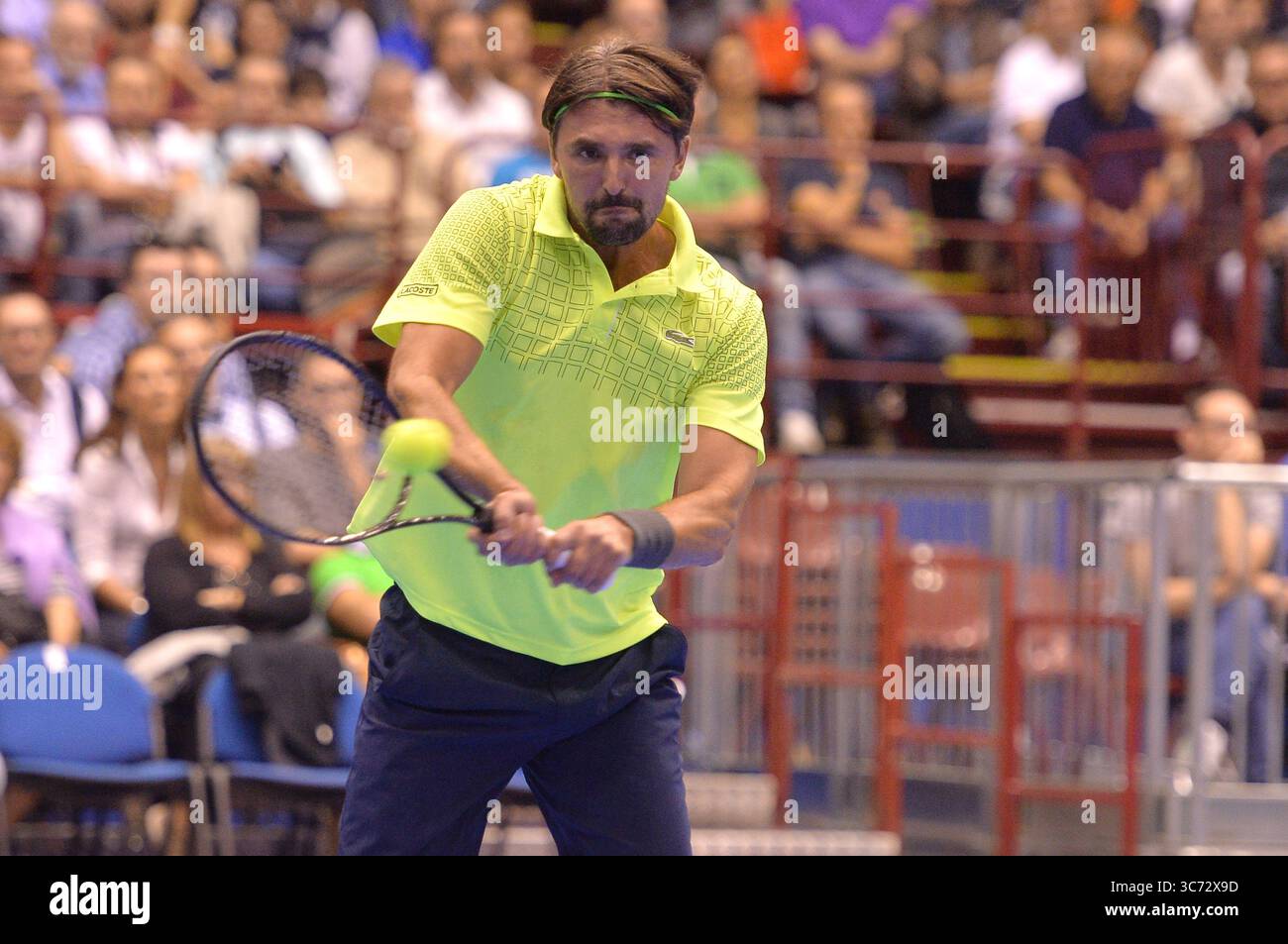 Croatian tennis player Goran Ivanisevic, Roland Garros, France 1990 Stock  Photo - Alamy, image size:1300x953
