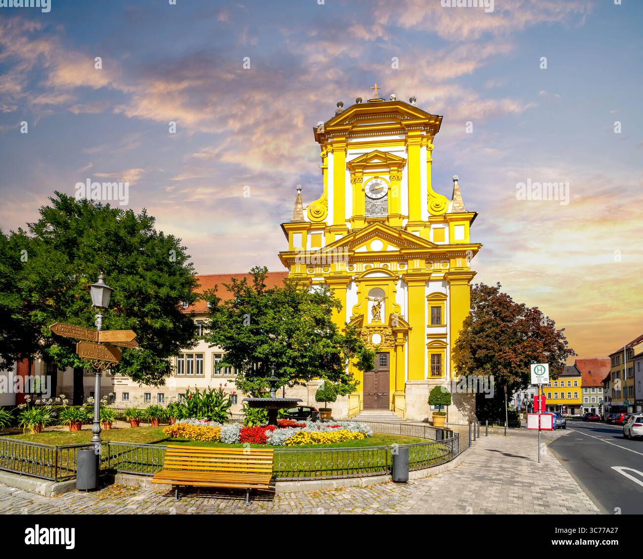 Old city of Kitzingen, Germany Stock Photo - Alamy