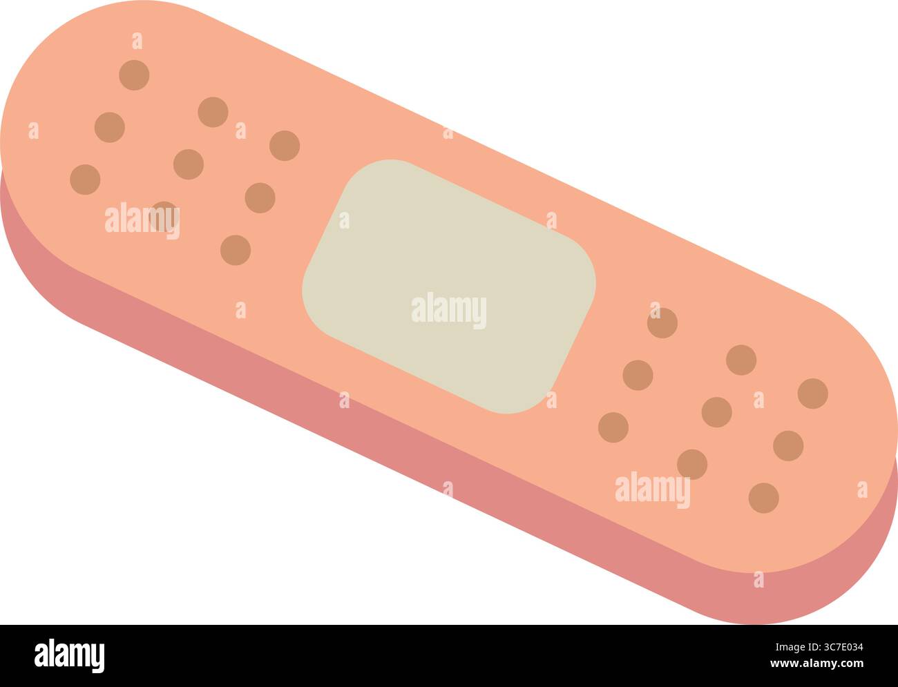 Adhesive bandage design. Vector Stock Vector