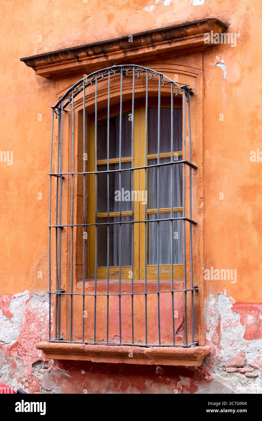 Architectural Details and Elements at San Miguel Allende, Guanajuato, Mexico Stock Photo