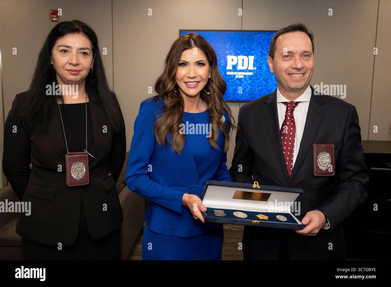 U.S. Department of Homeland Security (DHS) Secretary Kristi Noem ...