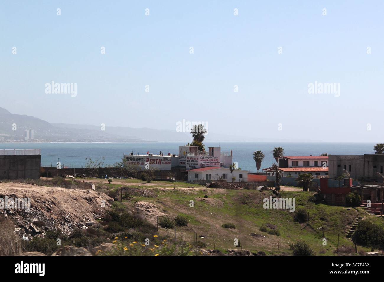 Rosarito Baja California Mar 15 2025: Rosarito Beach is a beach in