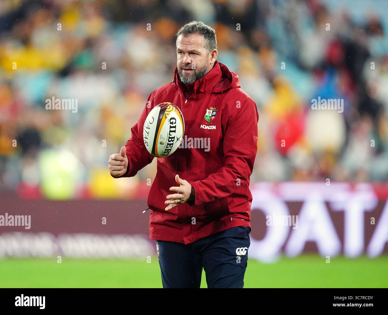 Farrell Coach British and Irish Lions head coach Andy Farrell before the Qatar ...