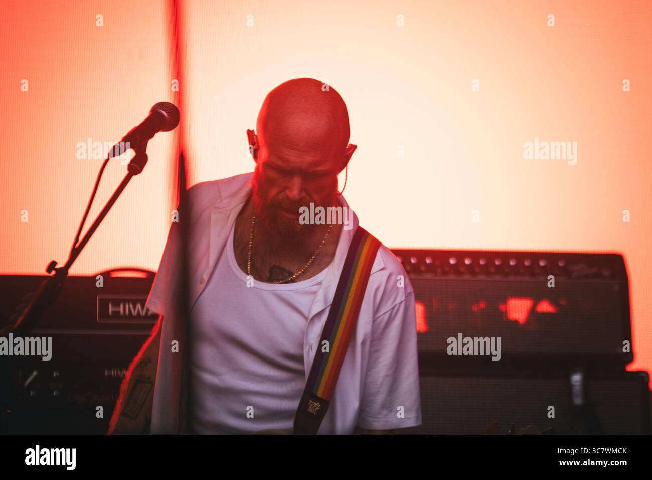 IDLES performing live at Block Party, Queen Square, Bristol, UK on August 1st 2025 Stock Photo