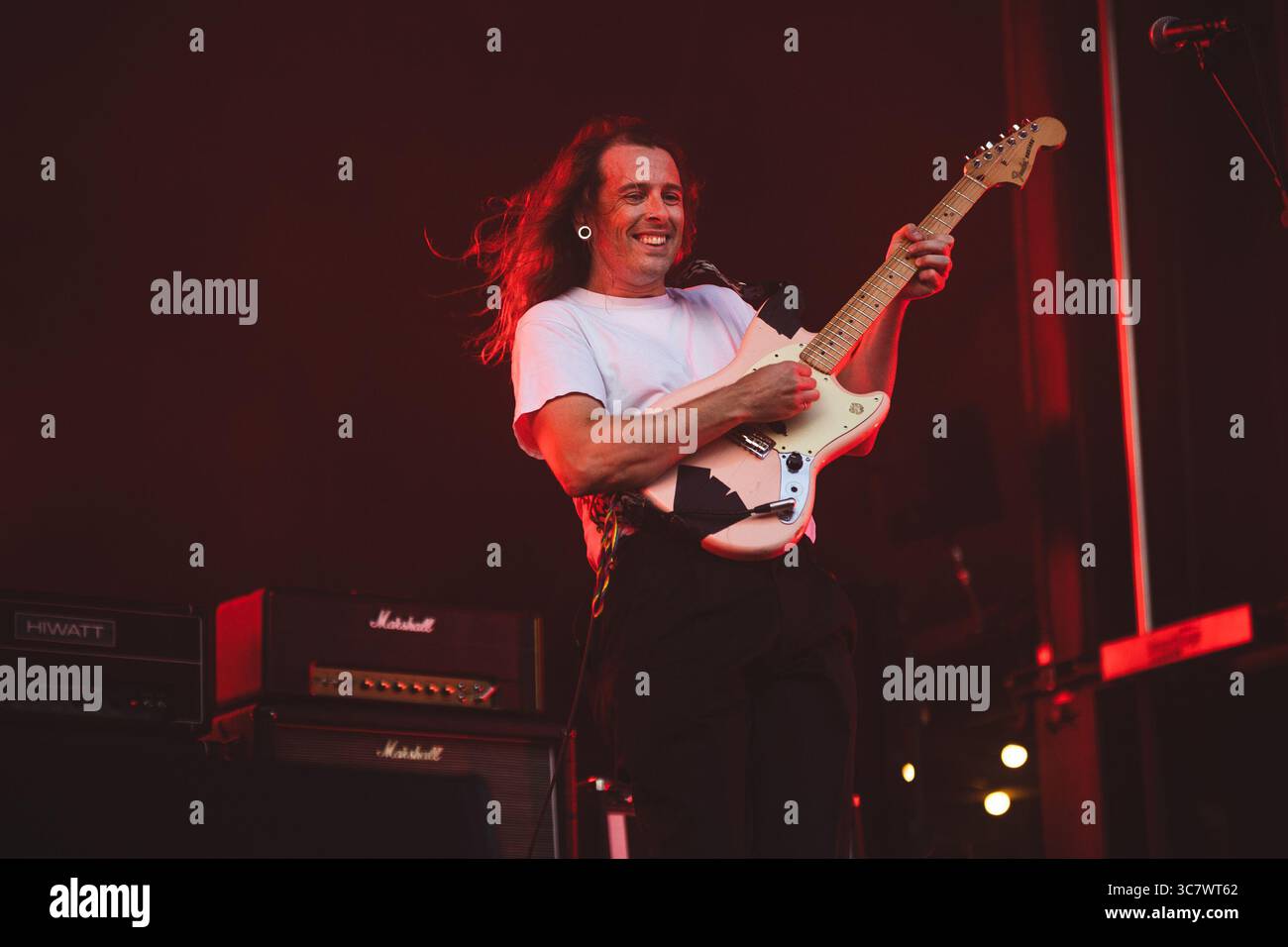 IDLES performing live at Block Party, Queen Square, Bristol, UK on August 1st 2025 Stock Photo