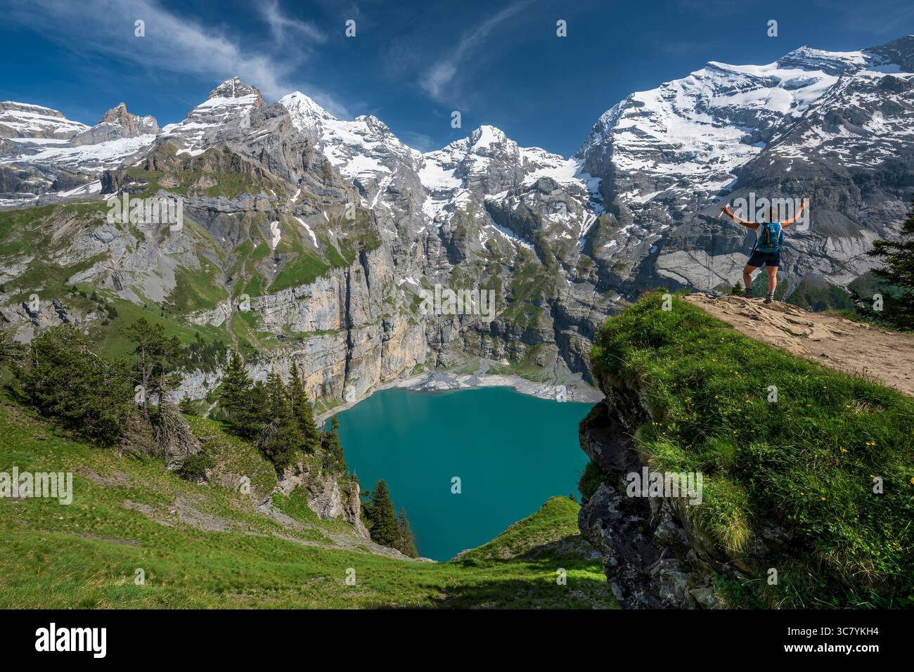 Lake oeschinen hi-res stock photography and images - Alamy