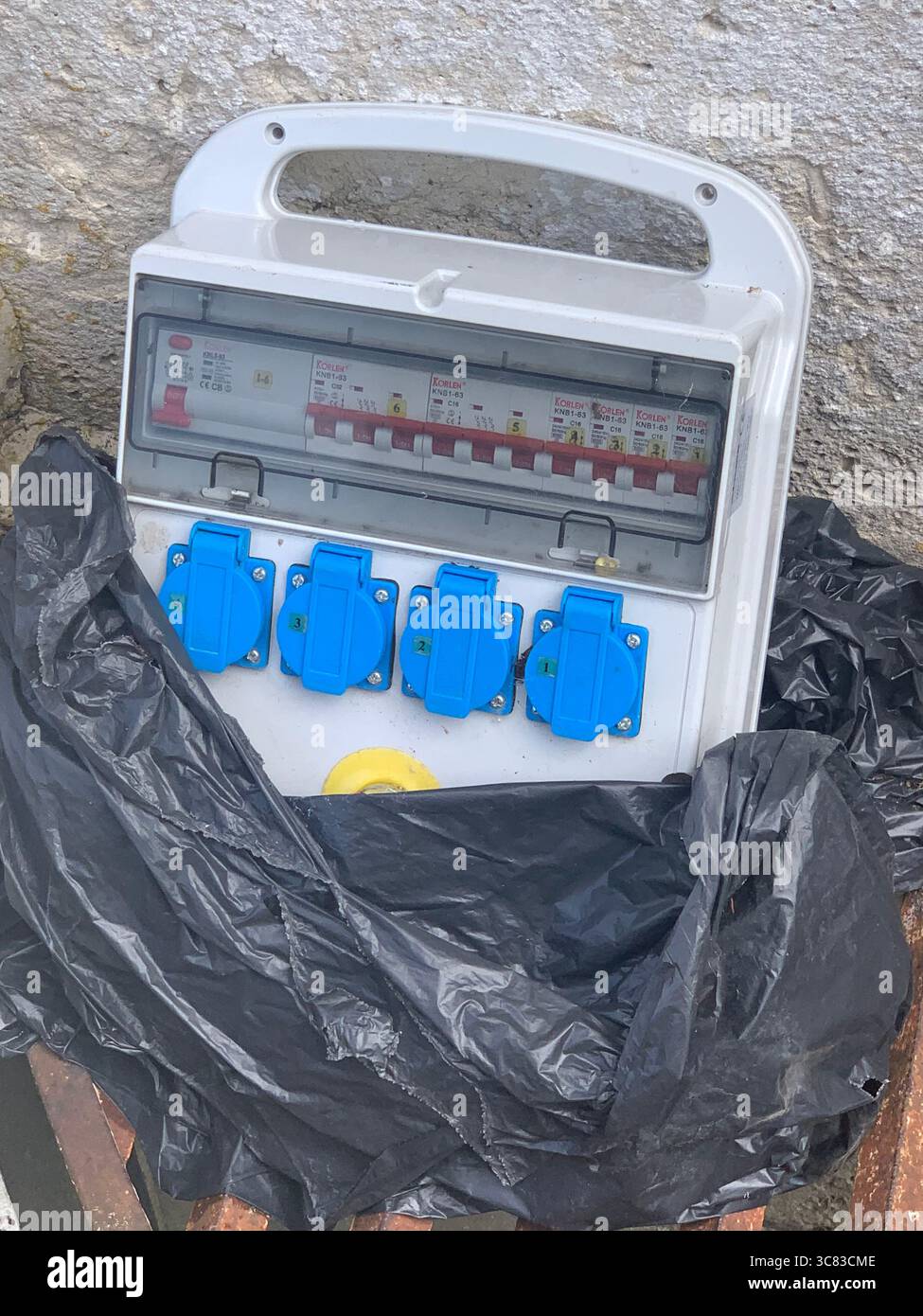 Chateau Bizi France French monument historic place gardens museum old ancient fountain water lake piano harp playing play people performance - Smartphone Captured Stock Image