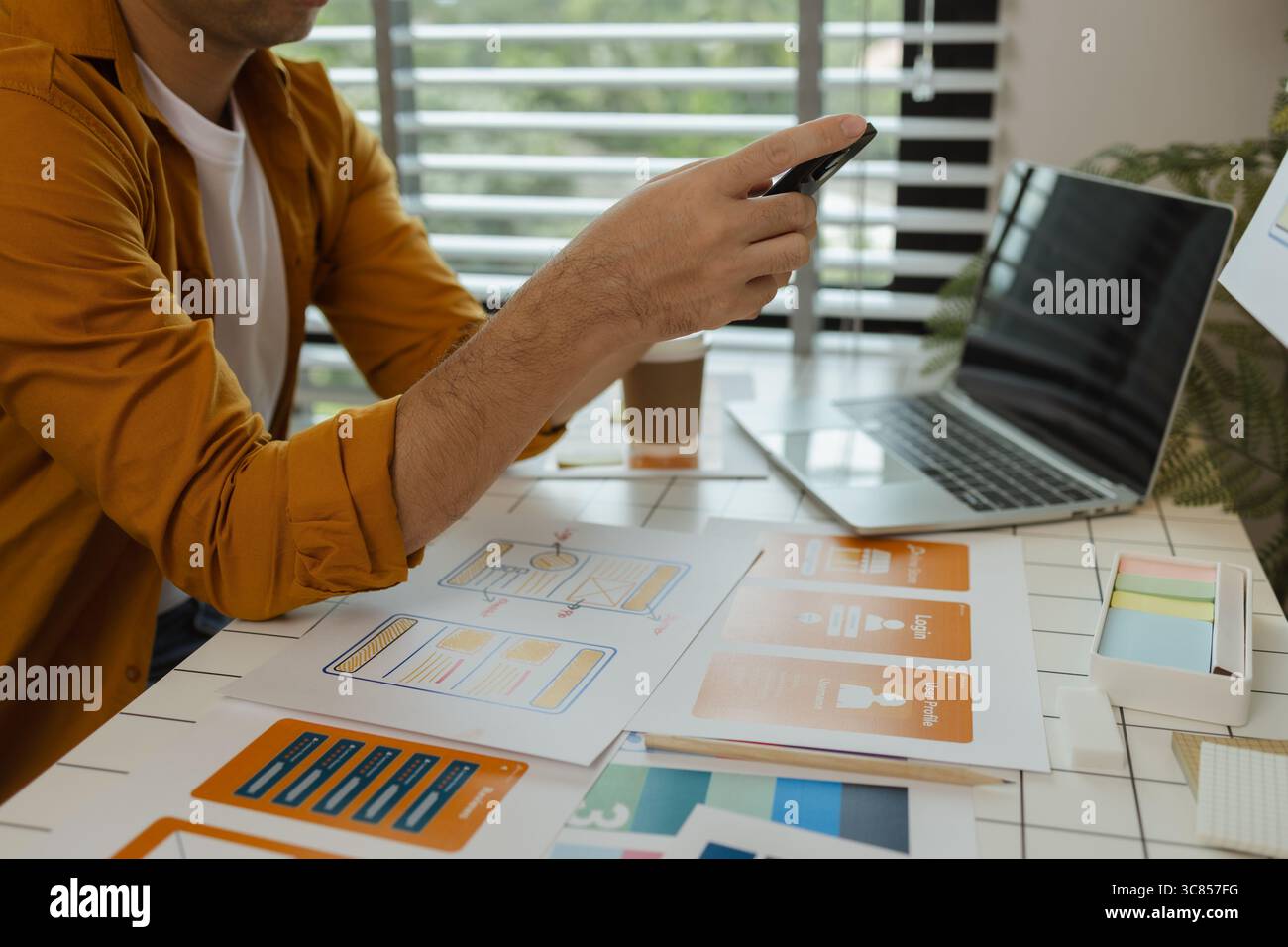 A web developer is analyzing data from his ideas to develop the ...
