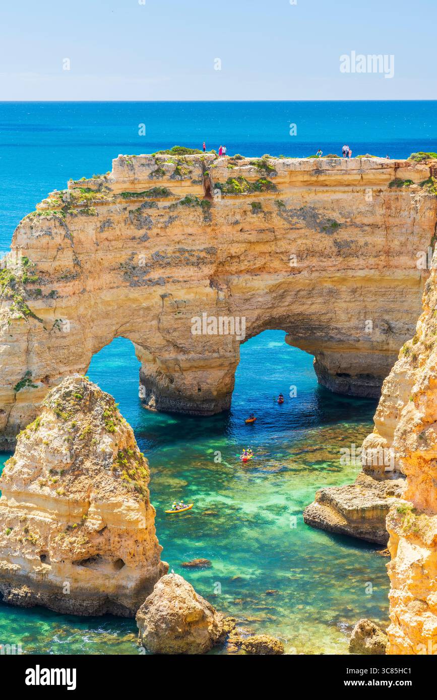 Praia da Marinha, Algarve, Portugal, Europe Stock Photo