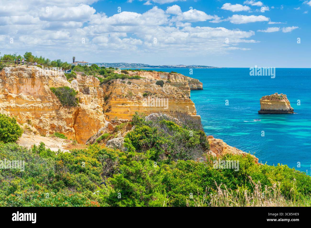 Praia da Marinha, Algarve, Portugal, Europe Stock Photo