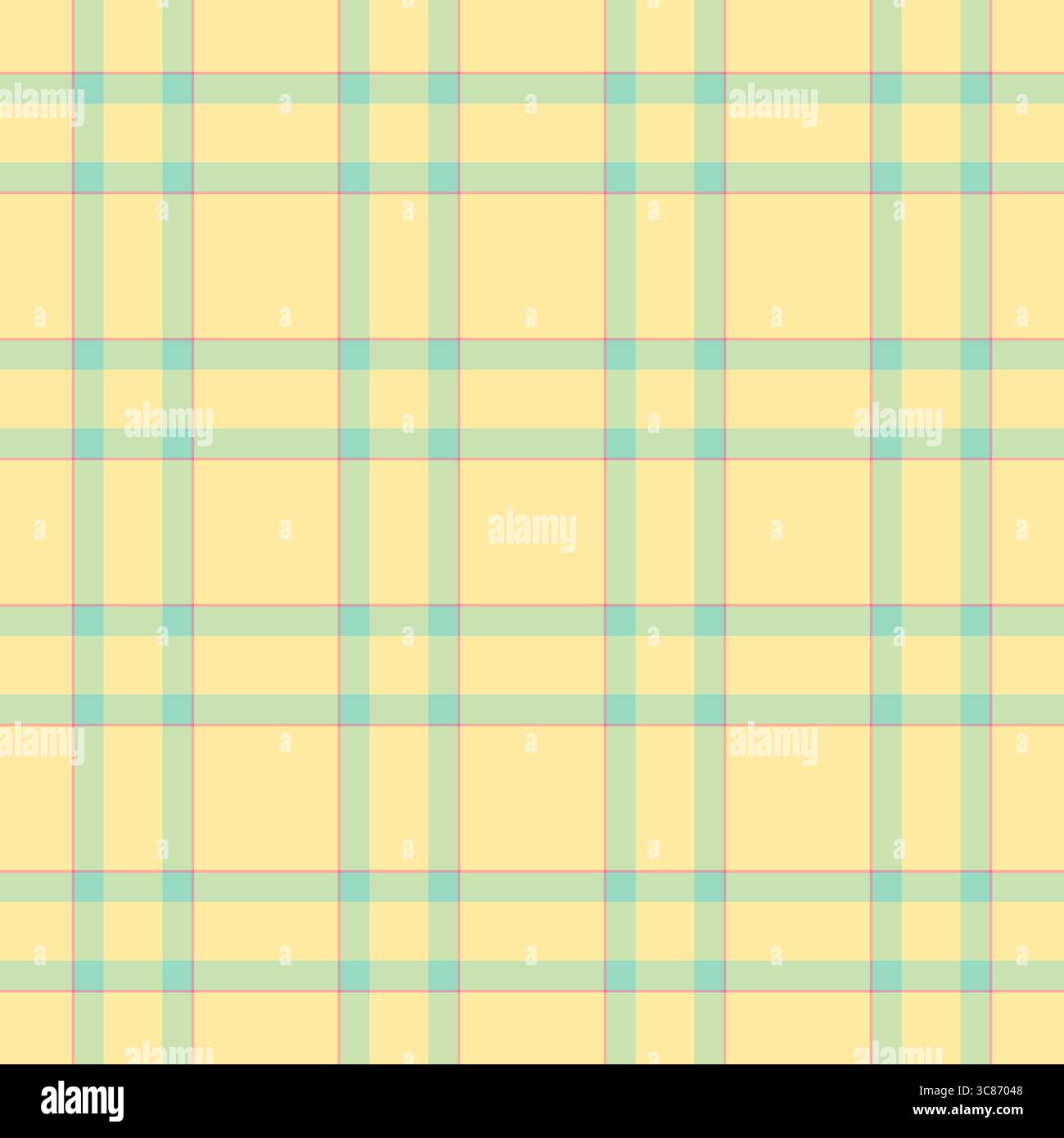 Delicate pastel plaid pattern. Subtle, calm hues create a gentle, versatile design, ideal for backgrounds, textiles, and creative projects. Stock Vector