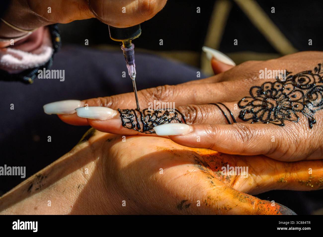 Henna artist hi-res stock photography and images - Page 3 - Alamy, image size:1300x956