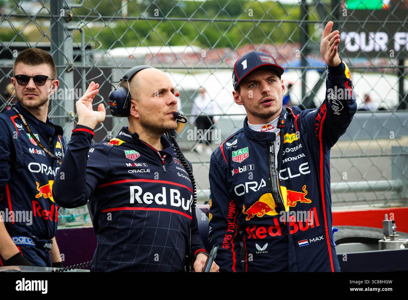 LAMBIASE Gianpiero, Race Engineer of Max Verstappen, VERSTAPPEN Max ...