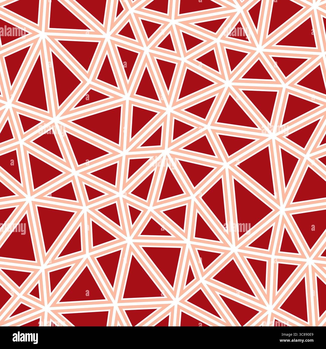 Abstract template background. Medium triangle size. Solid shapes in frames. Single color tone style. Repeatable pattern. Elegant vector tiles. Stock Vector