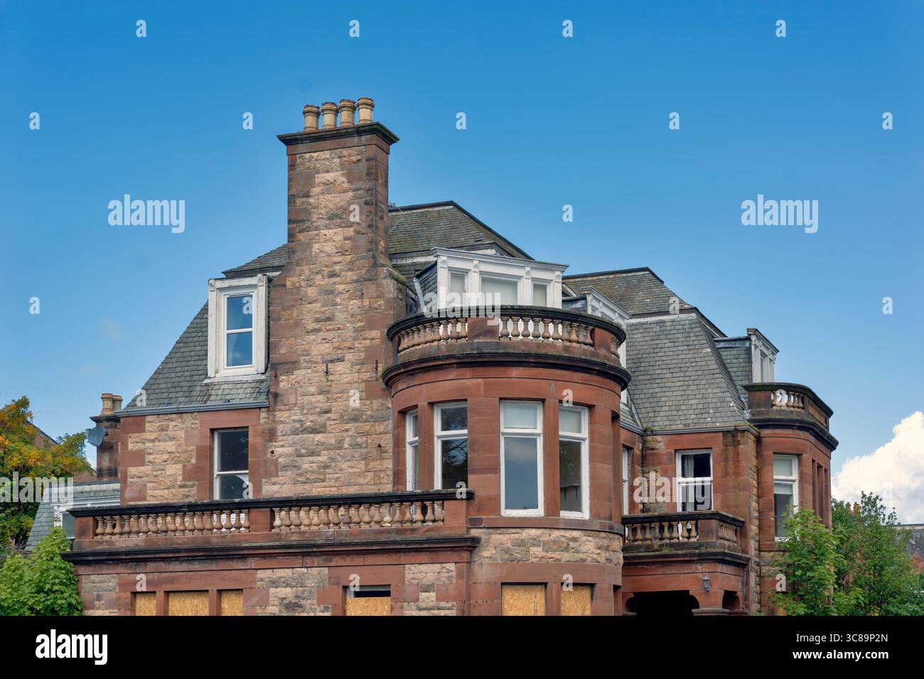 The former Golf Hotel, North Berwick—once a grand seaside retreat, now at the centre of a debate over demolition and heritage preservation. Stock Photo