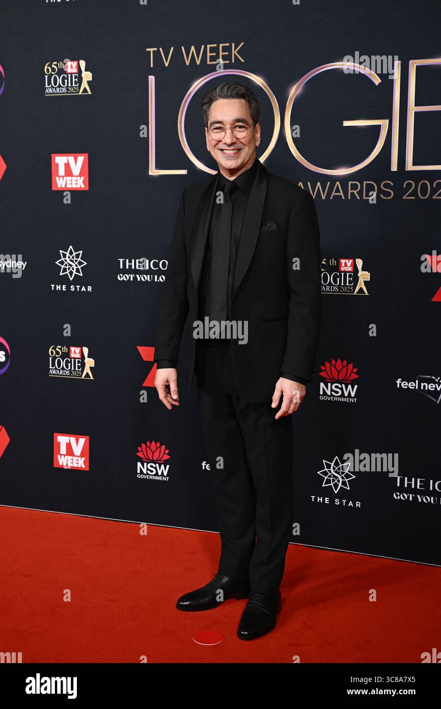 Alex Papps attends the 65th Television Week Logie Awards red carpet at ...