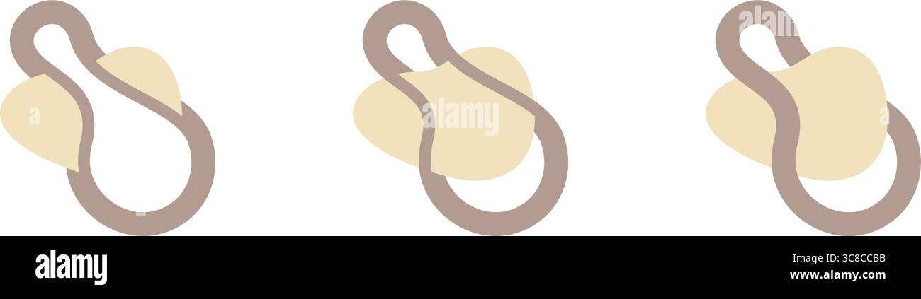 Liquid Blob Shape. Minimal abstract elements, spots, and frames for banners, logos, or backgrounds Stock Vector