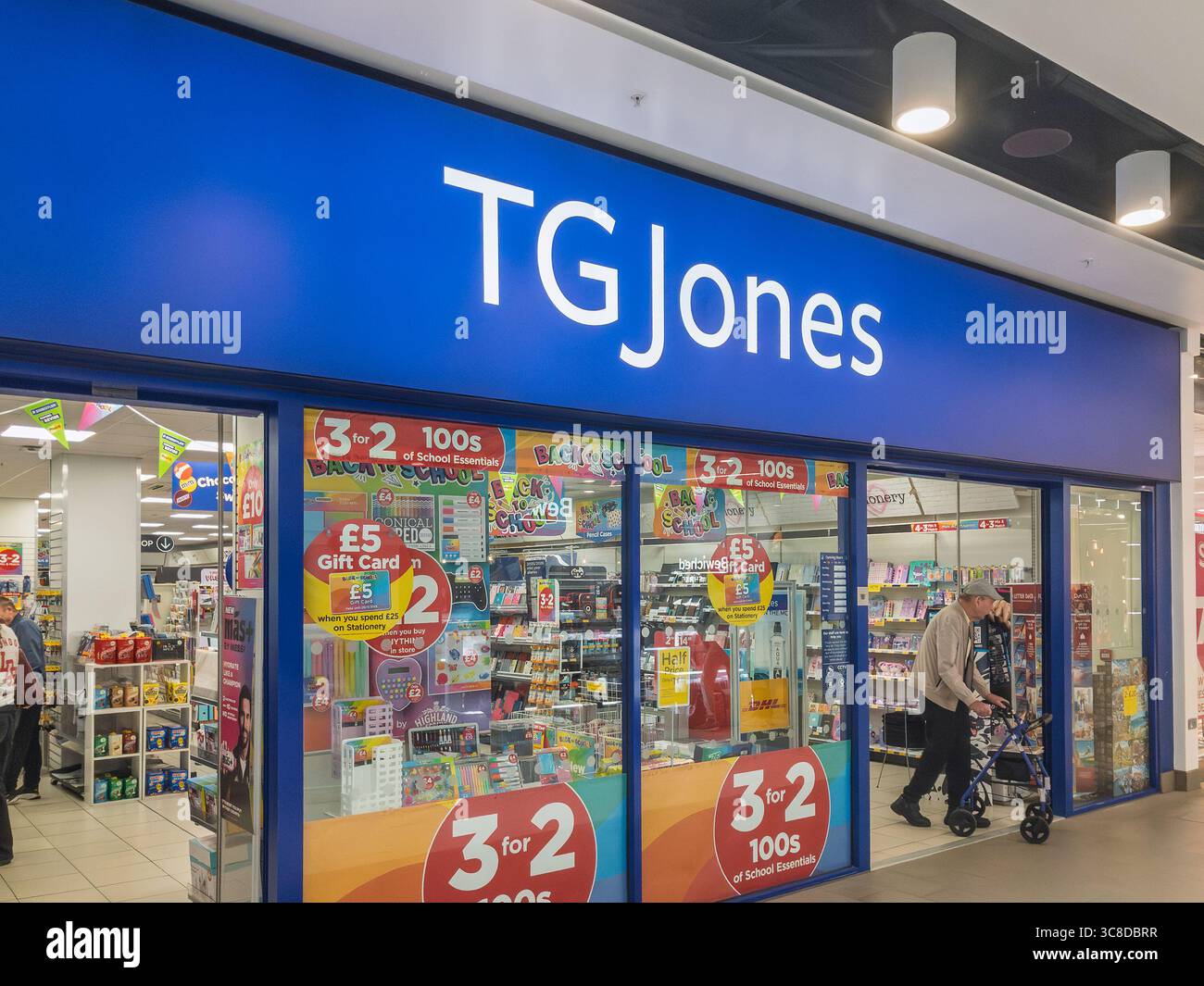 TGJones store, Grosvenor Centre, Northampton, UK; former WH Smith ...