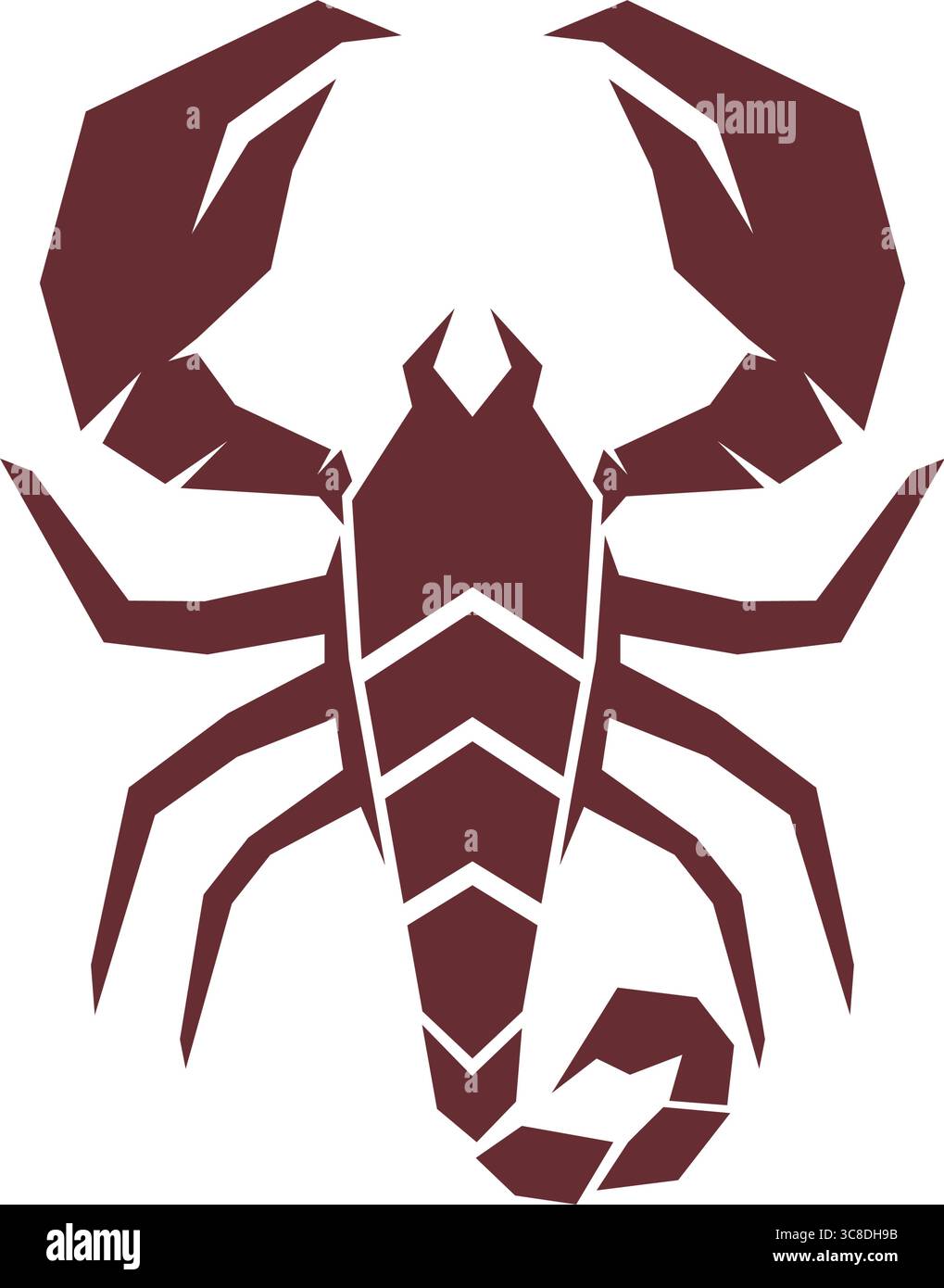 Scorpion logo icon design illustration Stock Vector
