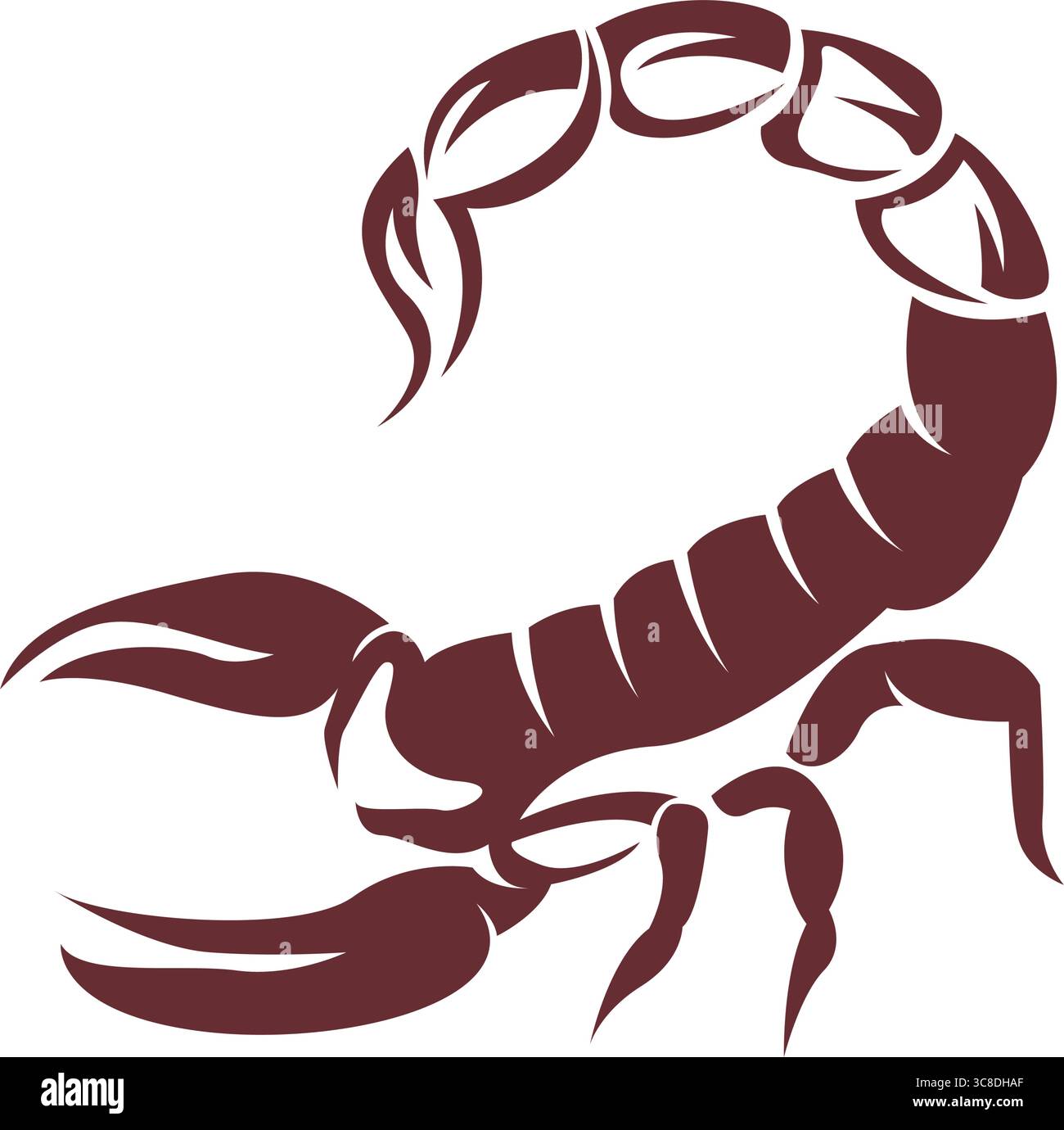Scorpion logo icon design illustration Stock Vector