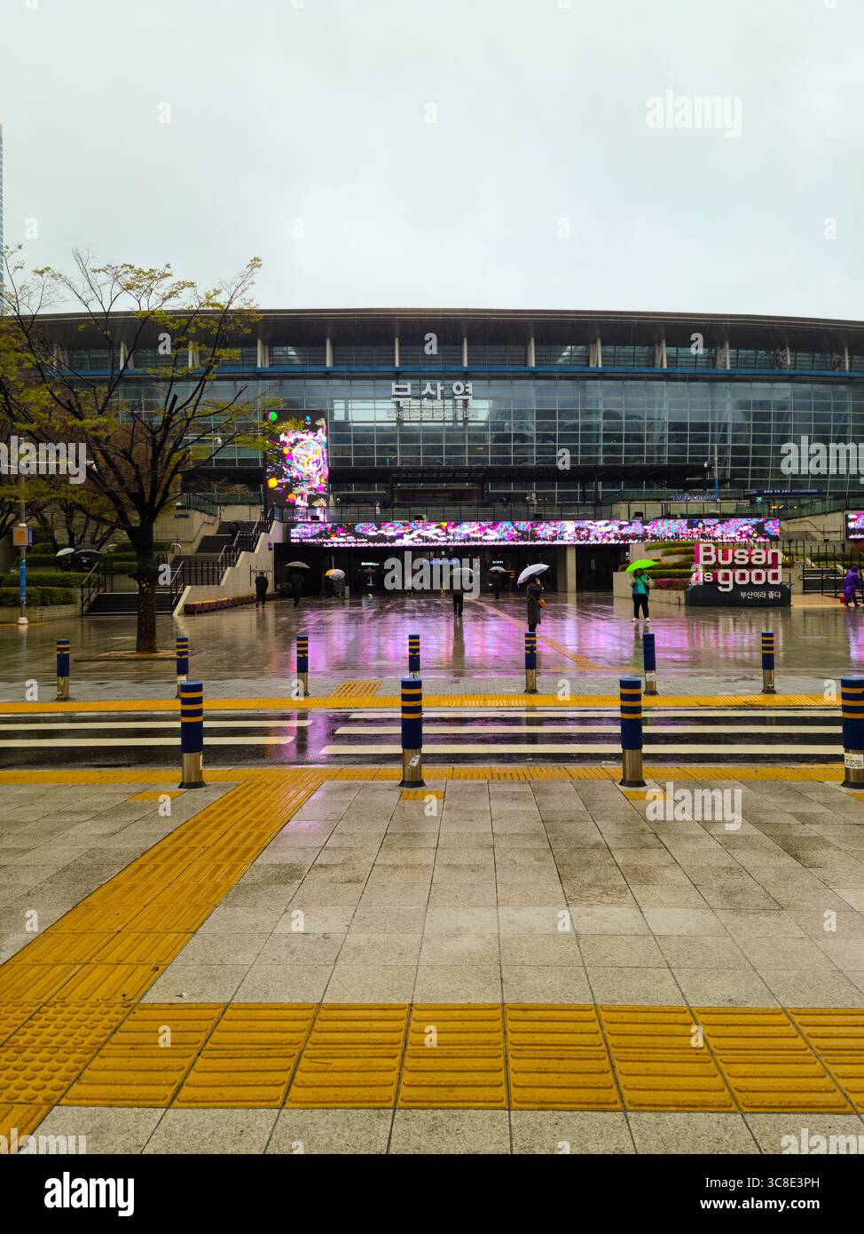 Busan, South Korea, March 28, 2024: Busan subway station Stock Photo