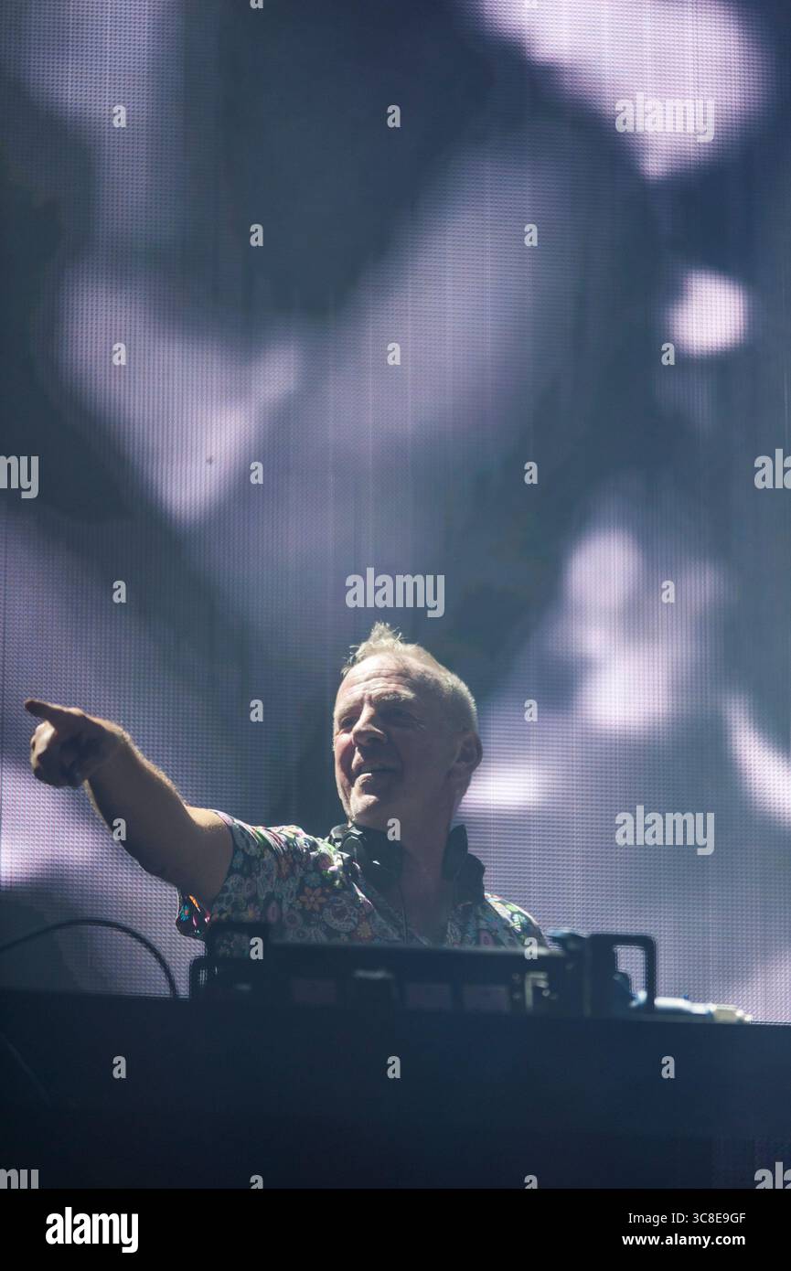 Fatboy Slim headlines the False Idols stage at Brighton Pride, UK, 3rd ...