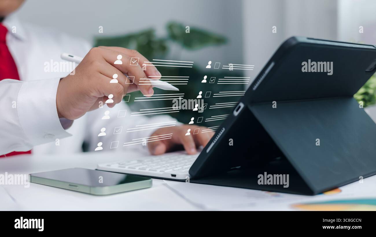 Digital HR management, staff workflow, and paperless human resources ...