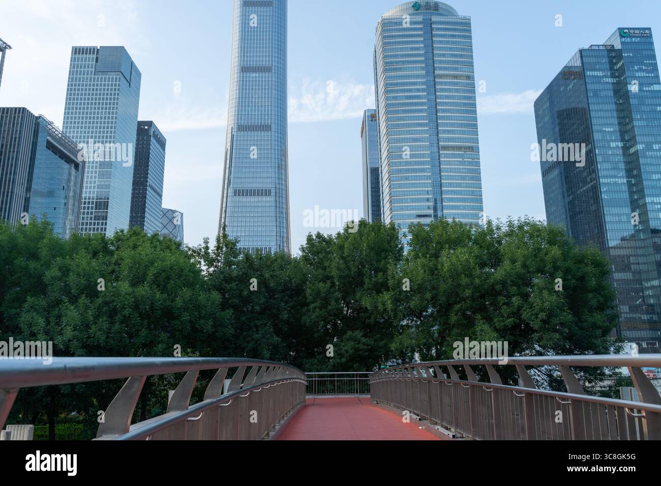 Beijing CBD in the daytime Stock Photo