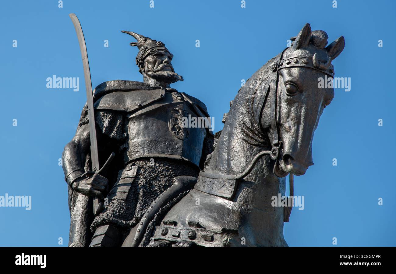 Skanderbeg Monument In Tirana Albania Commemorating The Albanian skanderbeg-monument-in-tirana-albania-commemorating-the-albanian